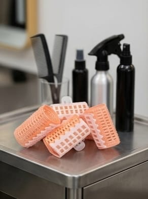4 Pcs Plastic Hair Rollers – DIY Extra Volume Hair Styling Tools