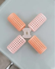 4 Pcs Plastic Hair Rollers – DIY Extra Volume Hair Styling Tools