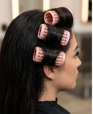 4 Pcs Plastic Hair Rollers – DIY Extra Volume Hair Styling Tools