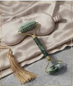 Jade Roller Face Massager – Natural Glow Skincare Tool
