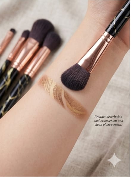 Professional Makeup Brush Set of 9 – Travel Size