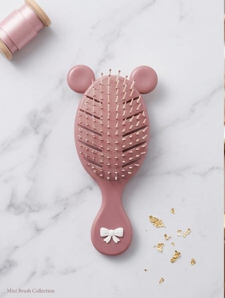 Mini Detangler Hair Brush – Compact & Tangle-Free Hair Care