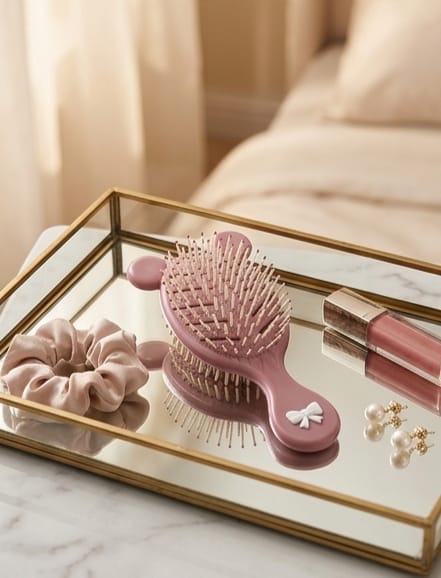 Mini Detangler Hair Brush – Compact & Tangle-Free Hair Care