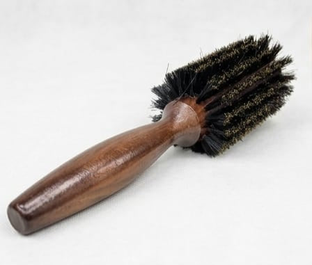 Wood Handle Handheld Bristle Brush Cleaning Tool – Black, Big Size