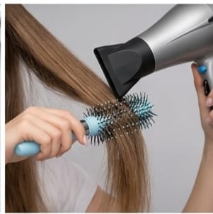 Round Hair Brush for Blow Drying, Styling & Curling Soft hair brush