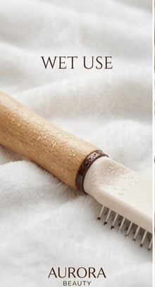 Professional Comb Set featuring a Wet Dry Massage Detangling Hair Brush