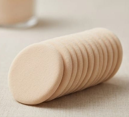 Powder Puff Set of 12 – Soft, Smooth & Flawless Finish