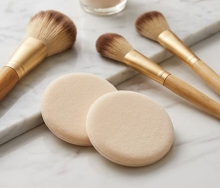 Powder Puff Set of 12 – Soft, Smooth & Flawless Finish