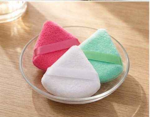 4 Pieces Powder Puff Soft Face Triangle Makeup Puff set