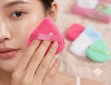 4 Pieces Powder Puff Soft Face Triangle Makeup Puff set