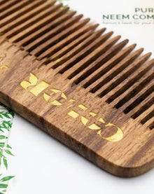 Neem Wood Shampoo Comb No.29