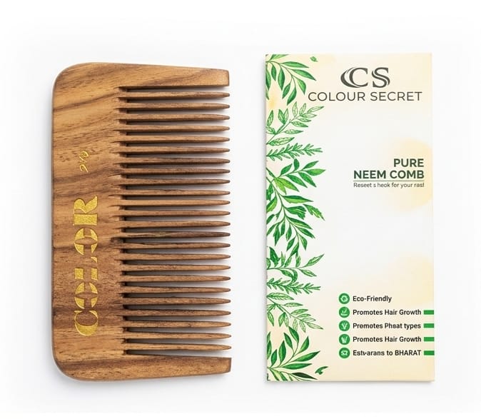Neem Wood Shampoo Comb No.29