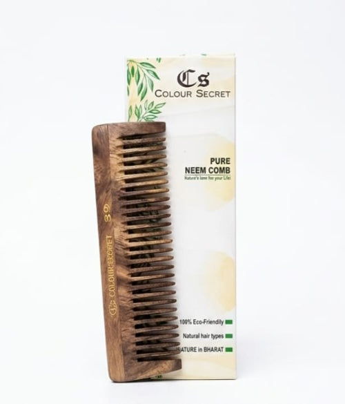 Neem Wood Shampoo Comb No. 39