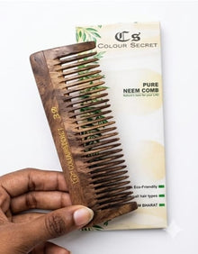 Neem Wood Shampoo Comb No. 39