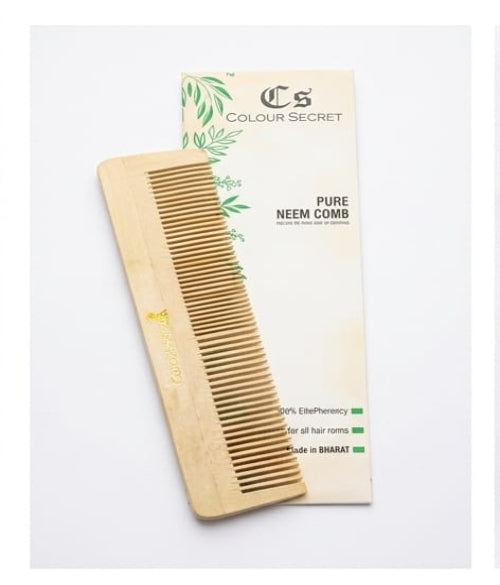 Natural Neem Wooden Comb No. 25