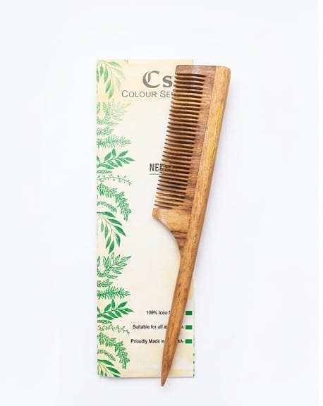 CS Colour Sec Neem Hair Comb No.27