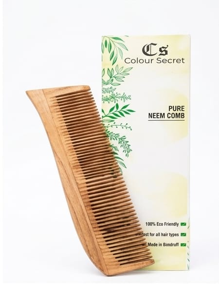 CS Colour Sec 100% Pure &amp; Natural Neem Wood Comb NO.05
