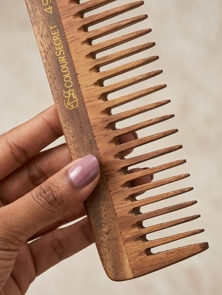 CS Colour Sec 100% Pure &amp; Natural Neem Wood Comb  NO.49
