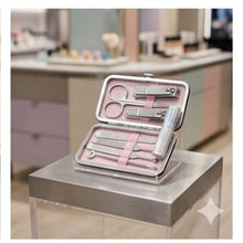 7-in-1 Manicure Pedicure Set nail clipper, pedicure scissor, tweezer, knife, ear pick, nail file