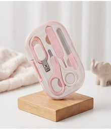 Teddy Baby Manicure Set nail cutter, nail filer, scissor, tweezer, and ear pick