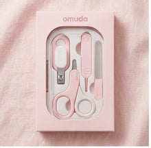Teddy Baby Manicure Set nail cutter, nail filer, scissor, tweezer, and ear pick