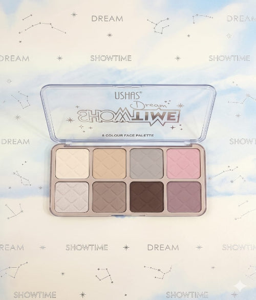 USHAS Showtime Dream 8 Colors Face Palette