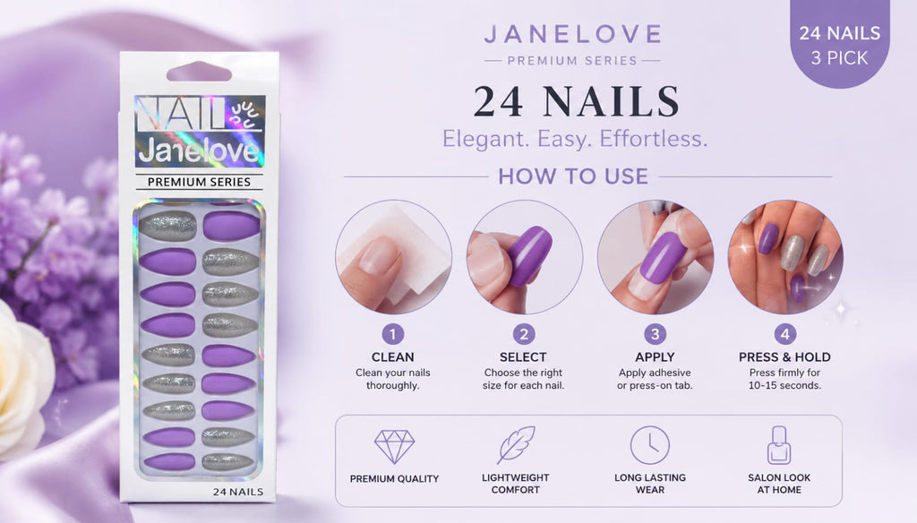 Nail Janelove Premium Series – 24 Nails