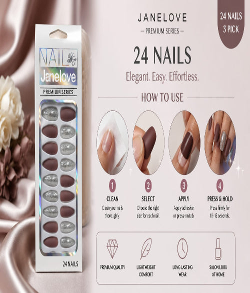 Nail Janelove Premium Series – 24 Nails