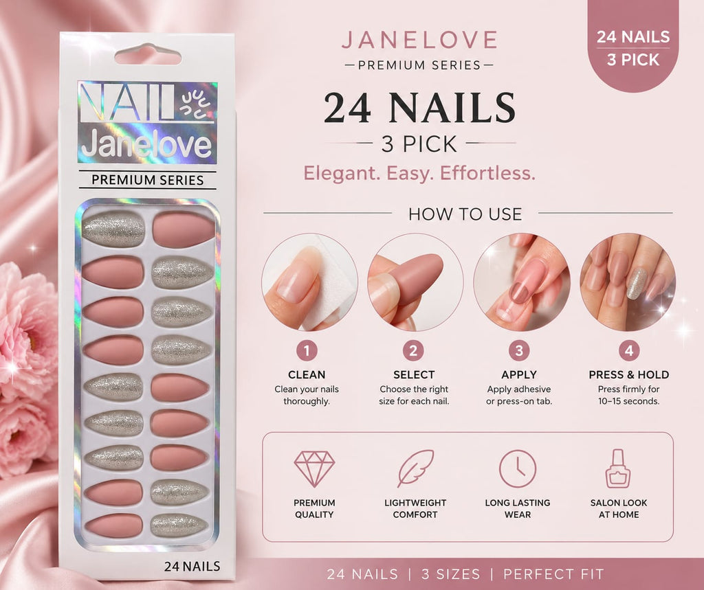 Nail Janelove Premium Series – 24 Nails