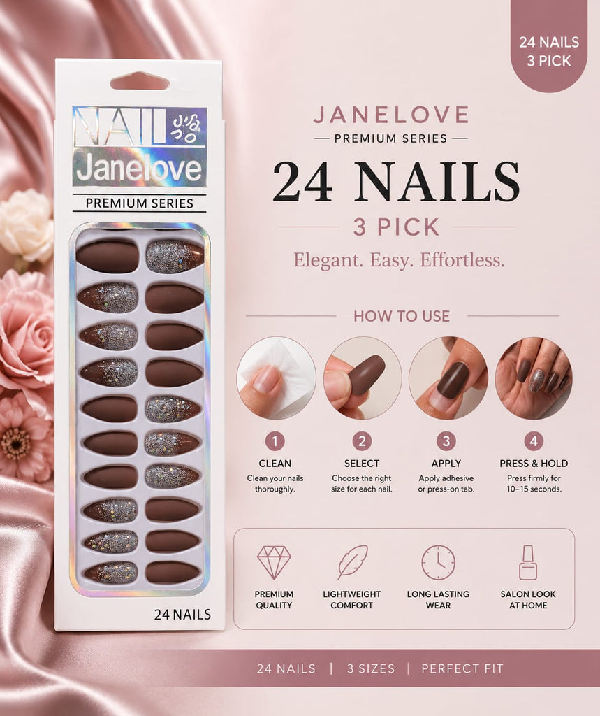 Nail JANELOVE Premium Series – 24 Nails