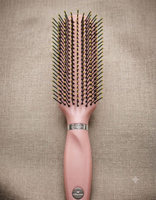 Flat Brush With Soft Bristle for Women And Girls for Saloon And Home Use