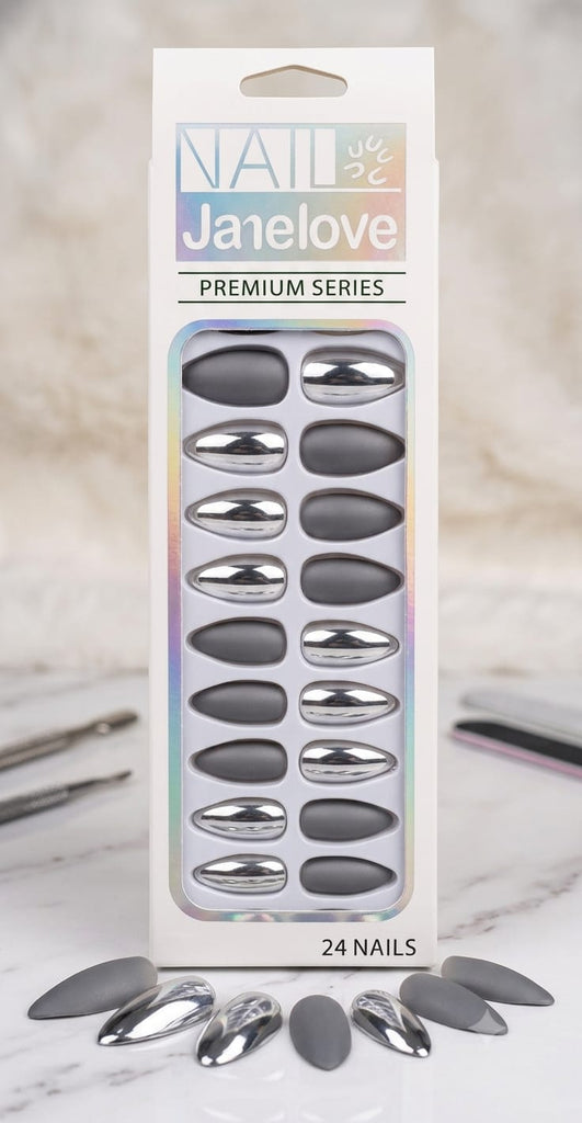 Nail JANELOVE Premium Series 24 Designer Nail Set