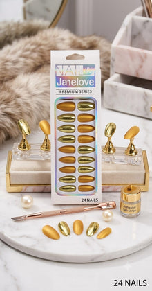 Nail JANELOVE Premium Series 24 Designer Nail Set