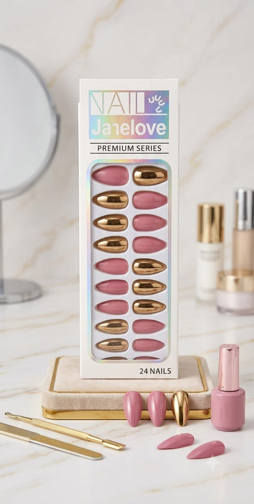 Nail JANELOVE Premium Series 24 Designer Nail Set