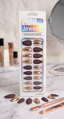 Nail JANELOVE Premium Series 24 Designer Nail Set