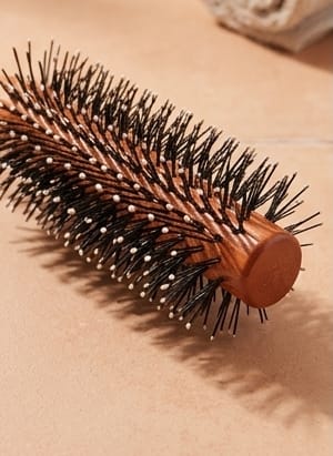 Wooden Round Hair