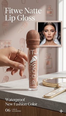 Fitwe Natte Lip Gloss – Waterproof &  New Fashion Color
