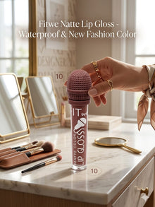 Fitwe Natte Lip Gloss – Waterproof &  New Fashion Color