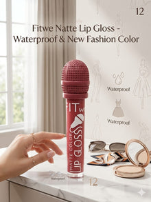 Fitwe Natte Lip Gloss – Waterproof &  New Fashion Color