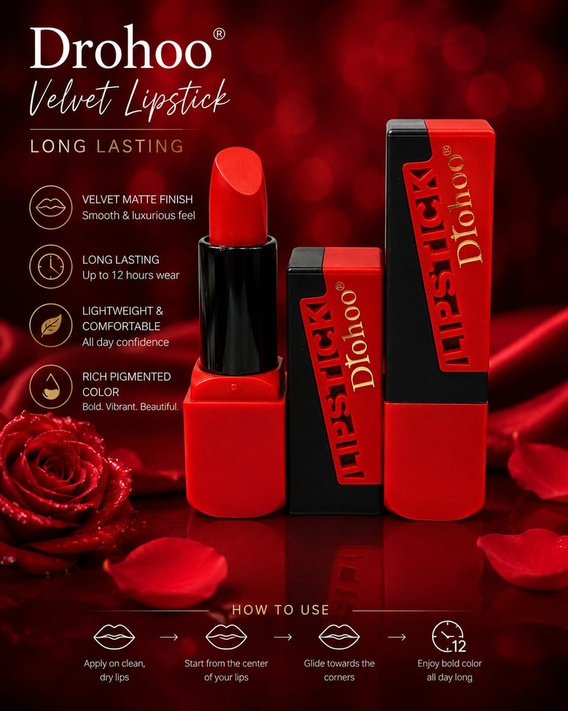 Drohoo Velvet Lip Gloss Long Lasting