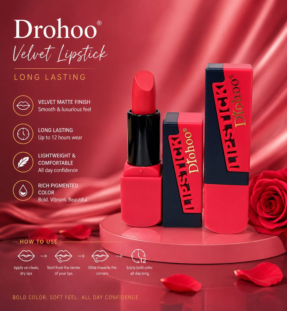 Drohoo Velvet Lip Gloss Long Lasting