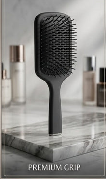 BLACK PADDLE HAIR BRUSH
