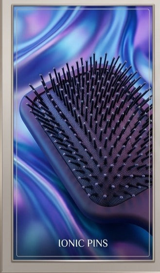 BLACK PADDLE HAIR BRUSH