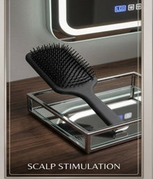 BLACK PADDLE HAIR BRUSH