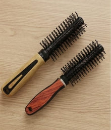 Wooden Handle Fiber Round Hair Care Brush – Small Size