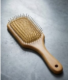 BEAUTY Bamboo Hair Brush with Soft Bristles Wooden Paddle Hair Brush for Women &  Men