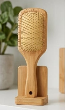 BEAUTY Bamboo Hair Brush with Soft Bristles Wooden Paddle Hair Brush for Women &  Men