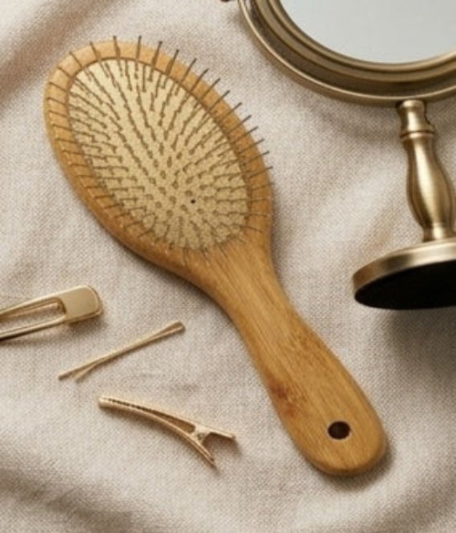 Wooden Paddle Hair Brush Detangling Hairbrush Scalp Massage Brush for Women