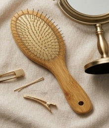 Wooden Paddle Hair Brush Detangling Hairbrush Scalp Massage Brush for Women