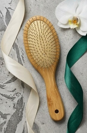 Wooden Paddle Hair Brush Detangling Hairbrush Scalp Massage Brush for Women